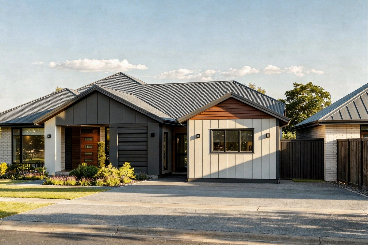 Contemporary attached dwelling unit construction project in Dallas by Go ADU Dallas